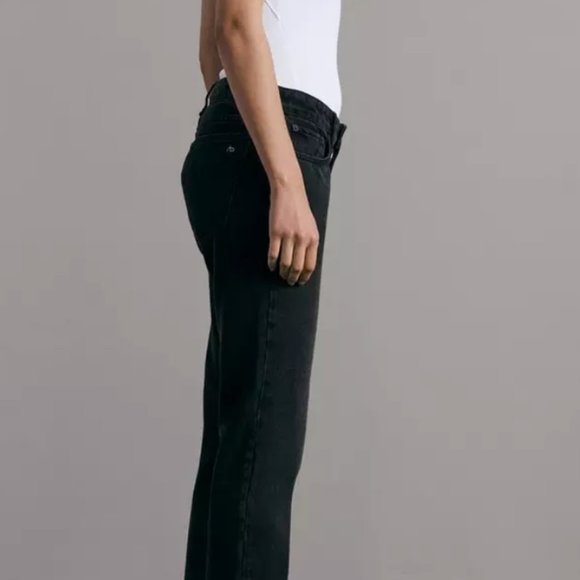 Rag & Bone Dre Low-rise Boyfriend Jeans in Highland Black (Size 27) - Picture 4 of 4
